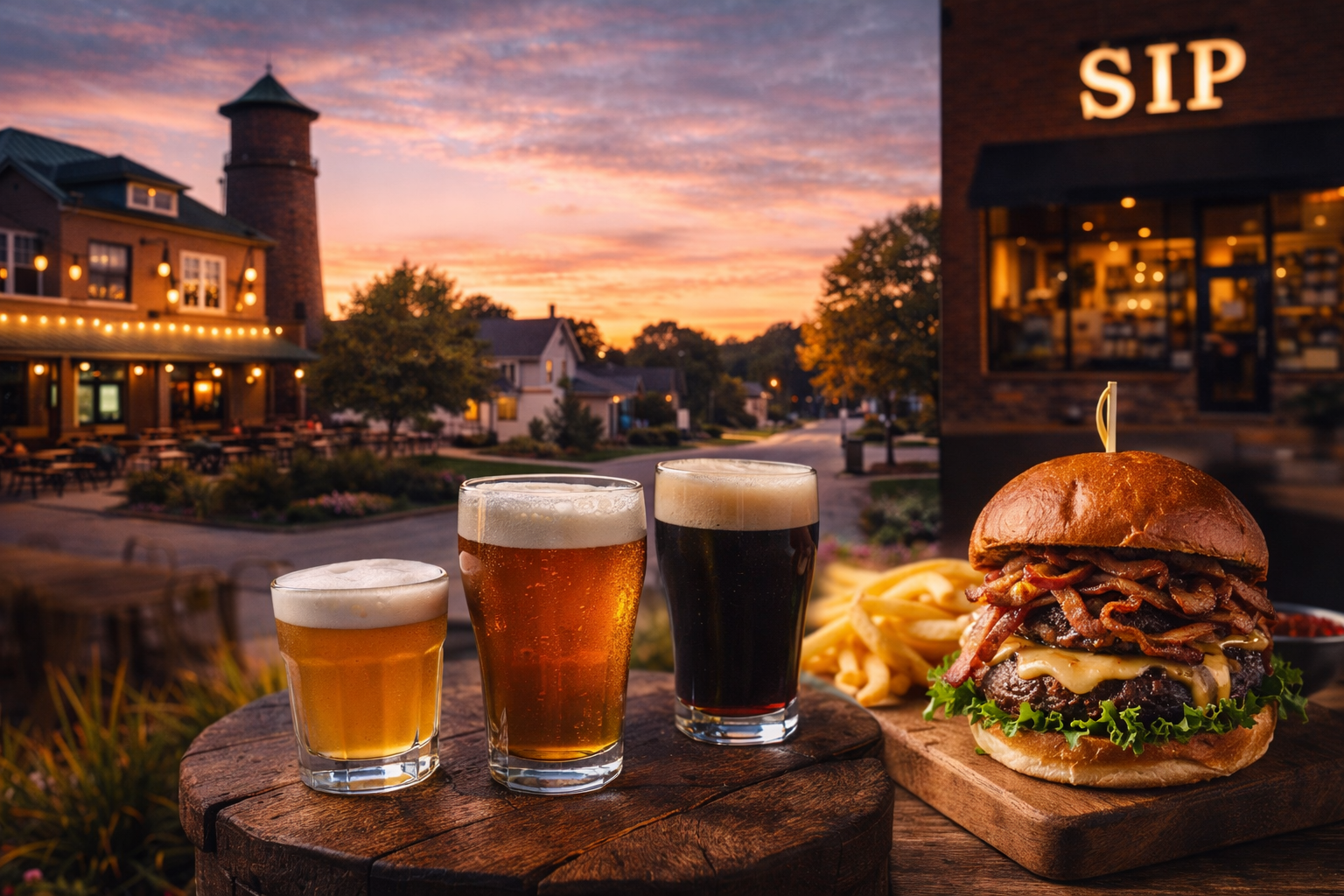 Northwest Indiana downtown dining and coffee scene in Lake and Porter County communities