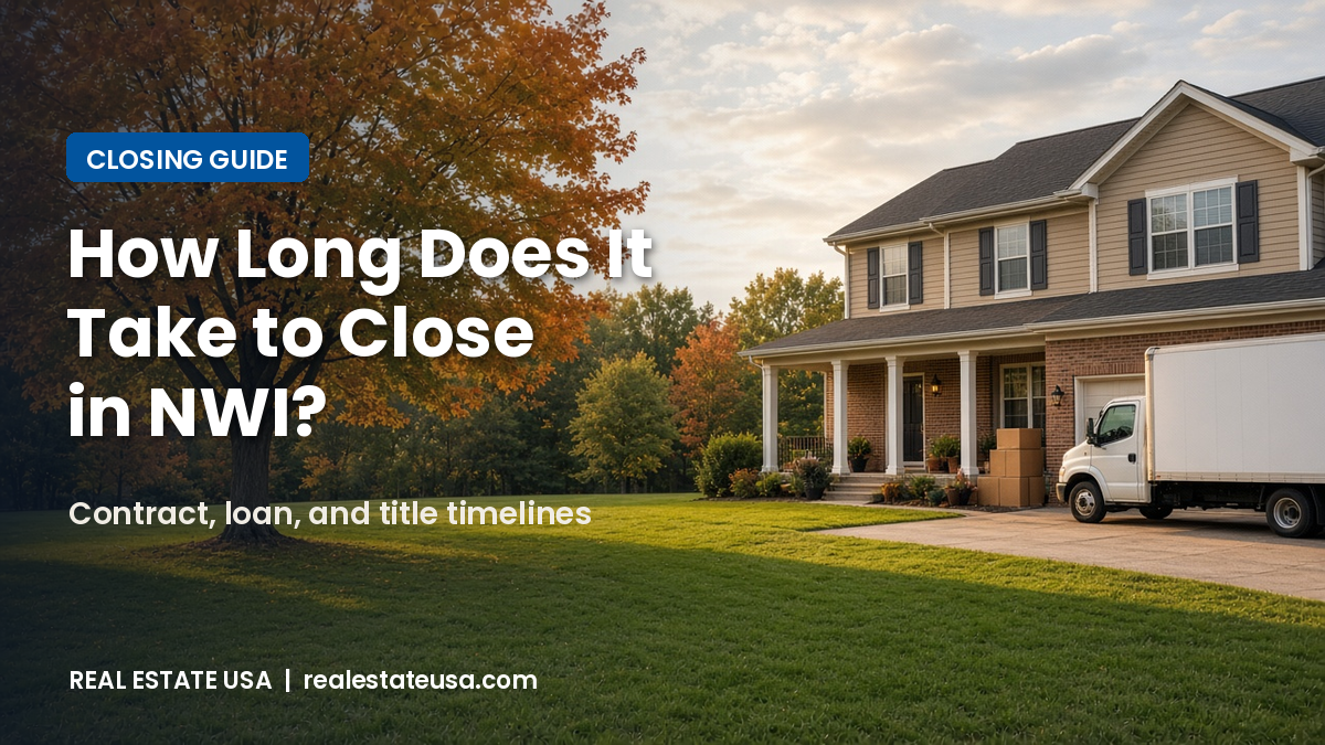 How Long Does It Take to Close in NWI? - Northwest Indiana home