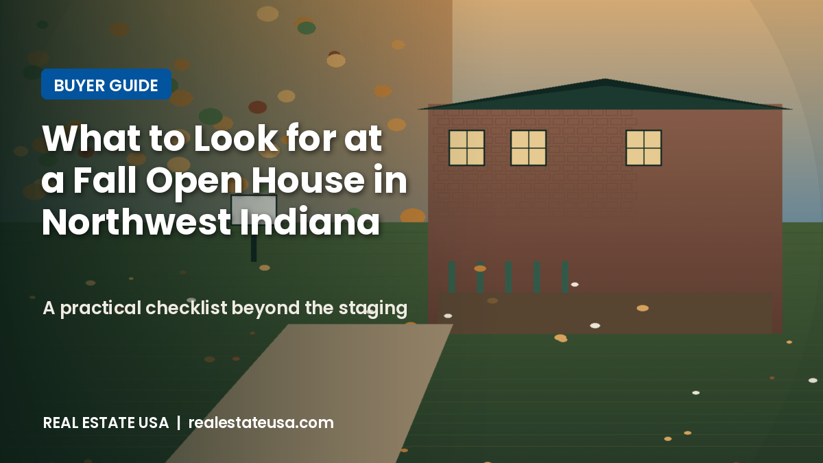 What to look for at a fall open house in Northwest Indiana: a practical checklist beyond the staging